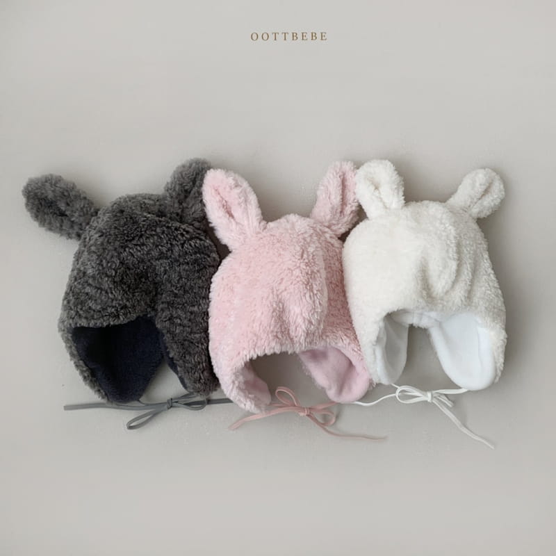 OOTT BEBE - Korean Children Fashion - #Kfashion4kids - Rabbit Fluffy Hat - 4