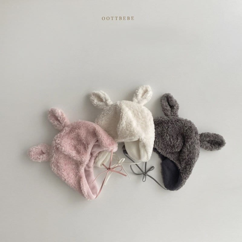 OOTT BEBE - Korean Children Fashion - #Kfashion4kids - Rabbit Fluffy Hat - 5