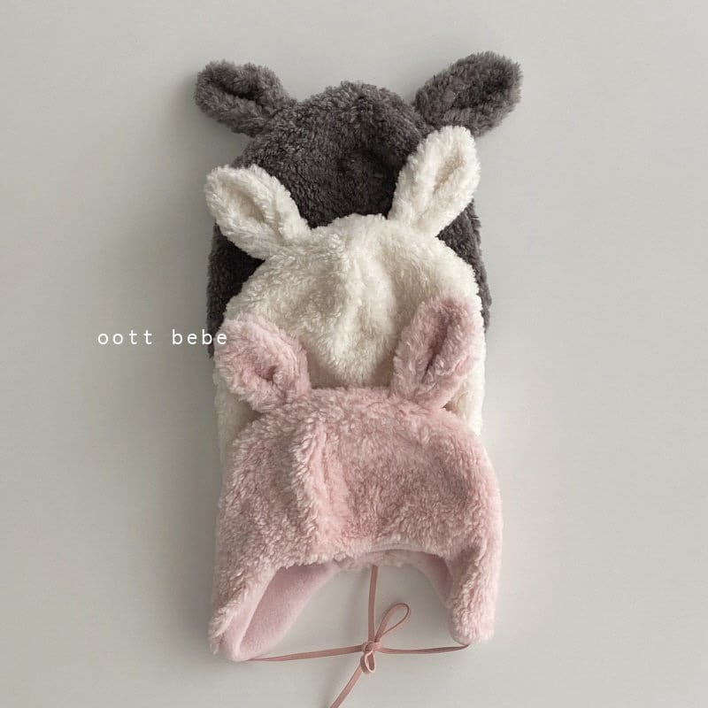 OOTT BEBE - Korean Children Fashion - #Kfashion4kids - Rabbit Fluffy Hat - 8