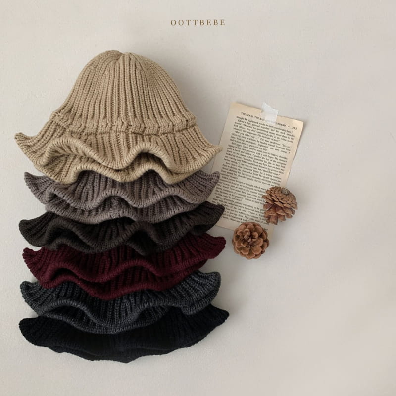 OOTT BEBE - Korean Children Fashion - #Kfashion4kids - Knit Bucket Hat - 4