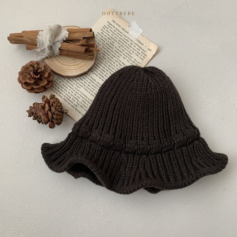 OOTT BEBE - Korean Children Fashion - #Kfashion4kids - Knit Bucket Hat - 6