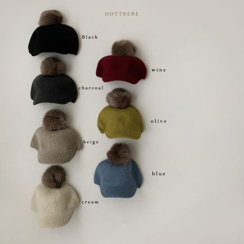 OOTT BEBE - Korean Children Fashion - #Kfashion4kids - Bell Knit Cap
