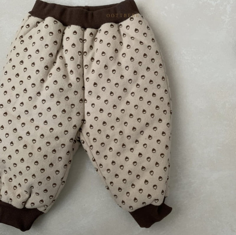 OOTT BEBE - Korean Children Fashion - #Kfashion4kids - Roasted Chestnut Padding Top Bottom Set - 9