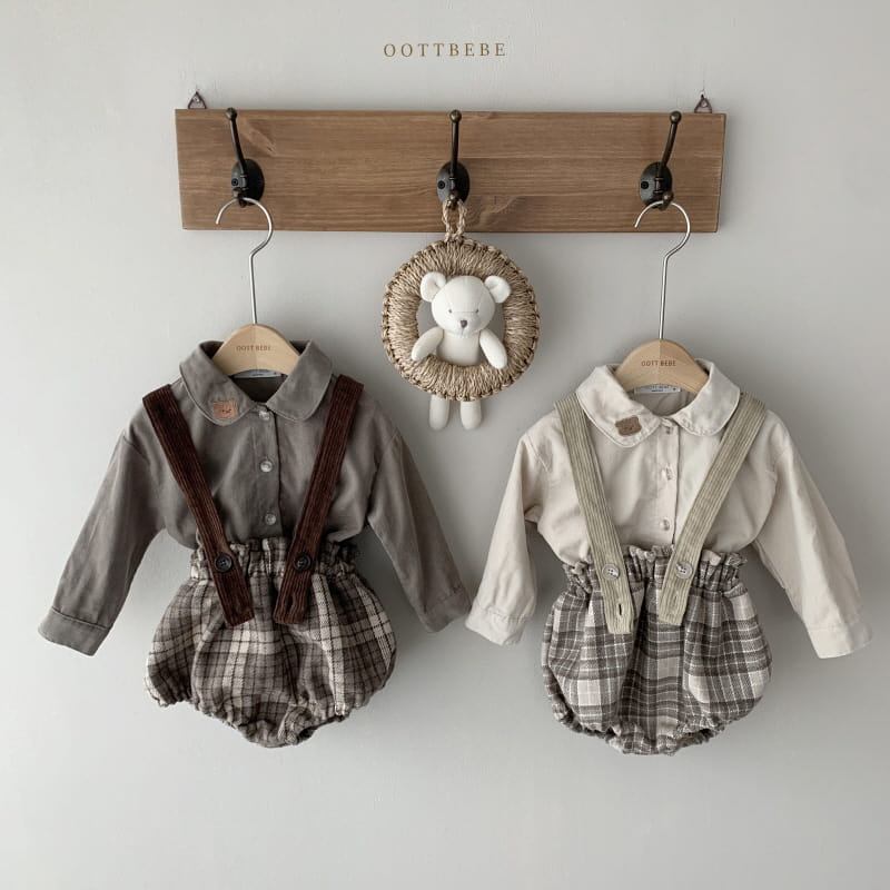 OOTT BEBE - Korean Children Fashion - #Kfashion4kids - Mood Check Bloomer - 10