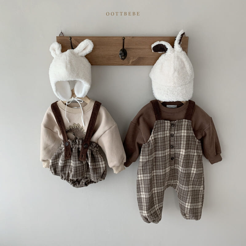 OOTT BEBE - Korean Children Fashion - #Kfashion4kids - Mood Check Bloomer - 11