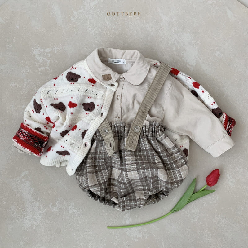 OOTT BEBE - Korean Children Fashion - #Kfashion4kids - Mood Check Bloomer - 4