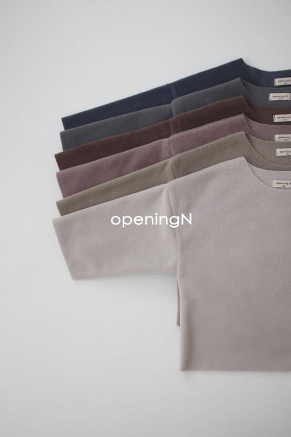 OPENING & - Korean Children Fashion - #Kfashion4kids - Fleece Tee - 10