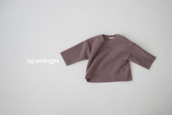 OPENING & - Korean Children Fashion - #Kfashion4kids - Fleece Tee - 6