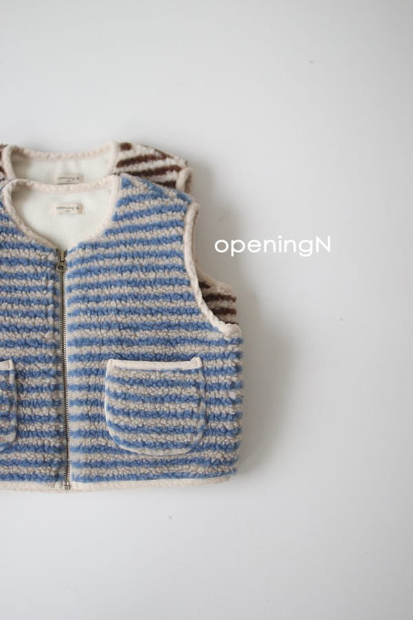 OPENING & - Korean Children Fashion - #Kfashion4kids - Stripe Vest - 5