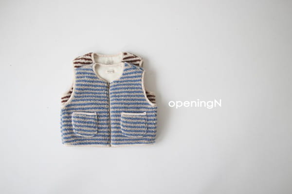 OPENING & - Korean Children Fashion - #Kfashion4kids - Stripe Vest - 8