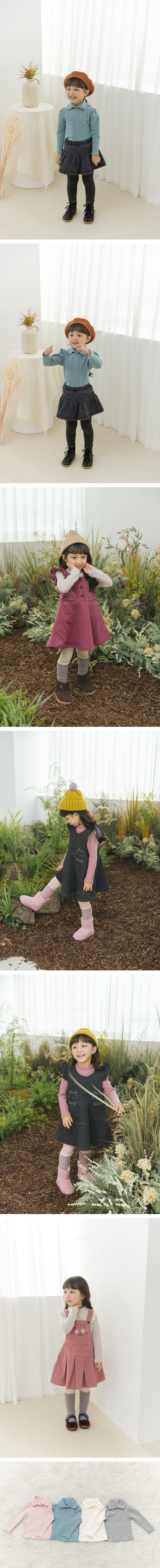 ORANGE MOM - Korean Children Fashion - #Kfashion4kids - Intaro Turtleneck Tee