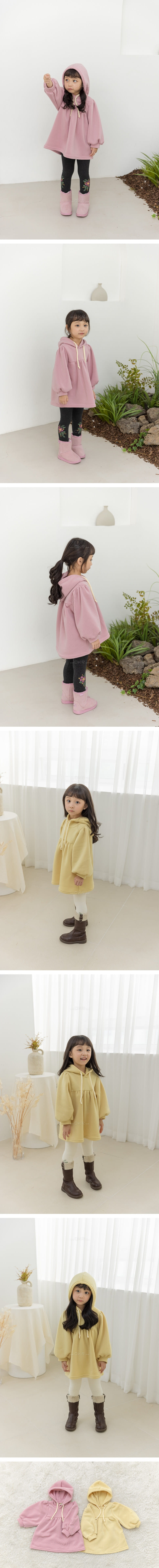 ORANGE MOM - Korean Children Fashion - #Kfashion4kids - Hoody Long Tee