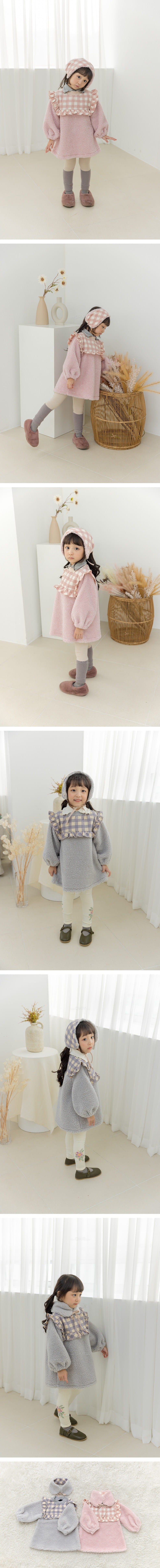 ORANGE MOM - Korean Children Fashion - #Kfashion4kids - Check Color One-piece