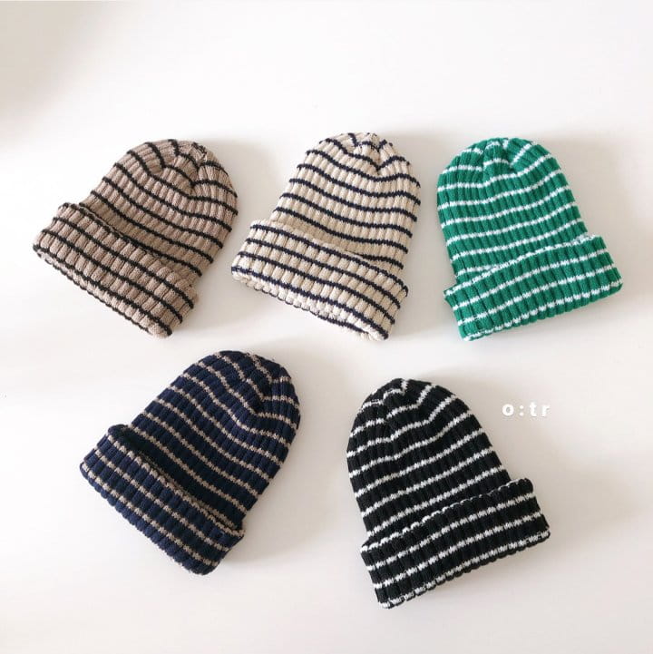 OTR - Korean Children Fashion - #Kfashion4kids - Stripes Beanie - 2