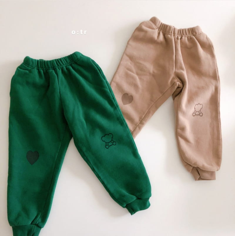 OTR - Korean Children Fashion - #Kfashion4kids - Stemp Fleece Pants