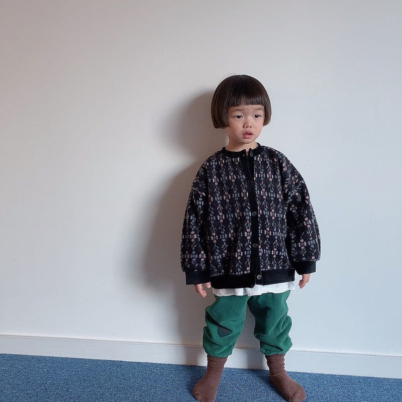 OTR - Korean Children Fashion - #Kfashion4kids - Stemp Fleece Pants - 3