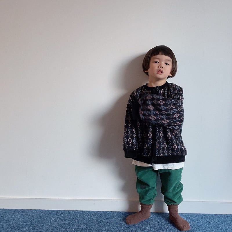 OTR - Korean Children Fashion - #Kfashion4kids - Stemp Fleece Pants - 4