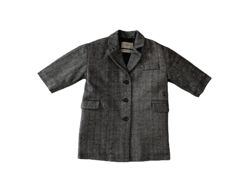 OUR - Korean Children Fashion - #Kfashion4kids - Herringbone Coat