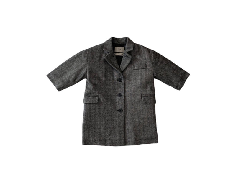 OUR - Korean Children Fashion - #Kfashion4kids - Herringbone Coat - 4