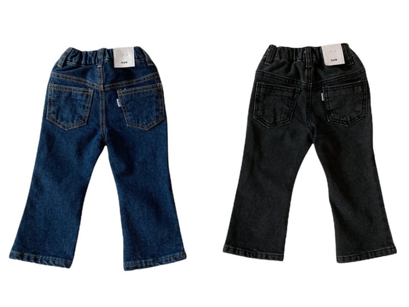 OUR - Korean Children Fashion - #Kfashion4kids - Corner Bootscut Jeans