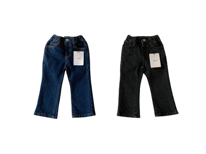 OUR - Korean Children Fashion - #Kfashion4kids - Corner Bootscut Jeans - 4