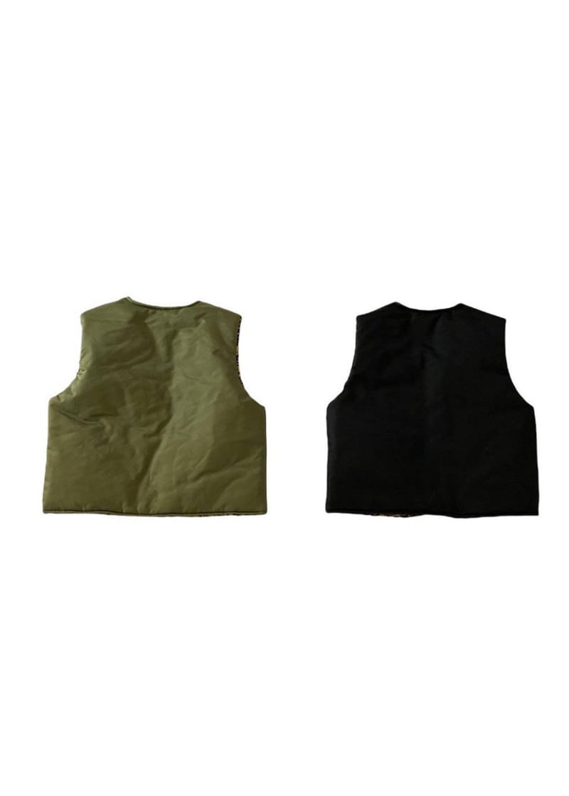 OUR - Korean Children Fashion - #Kfashion4kids - Rivers Leopard Vest