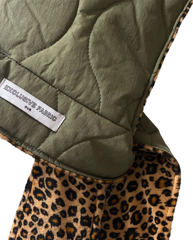 OUR - Korean Children Fashion - #Kfashion4kids - Rivers Leopard Vest - 6