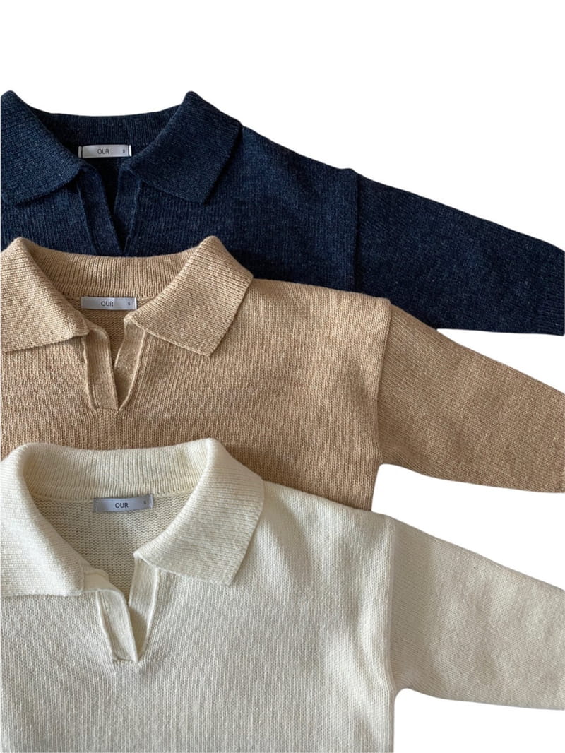 OUR - Korean Children Fashion - #Kfashion4kids - Moment Knit Collar - 3