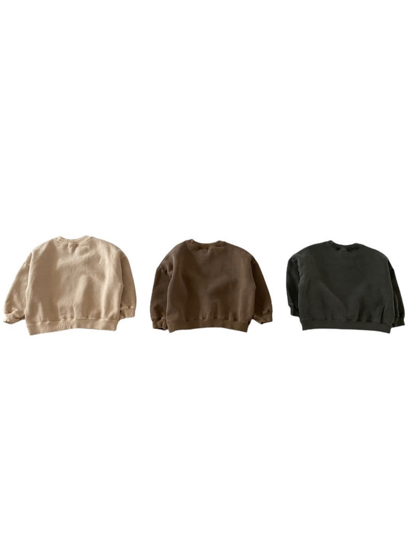 OUR - Korean Children Fashion - #Kfashion4kids - After Paint Double Neck Sweatshirt