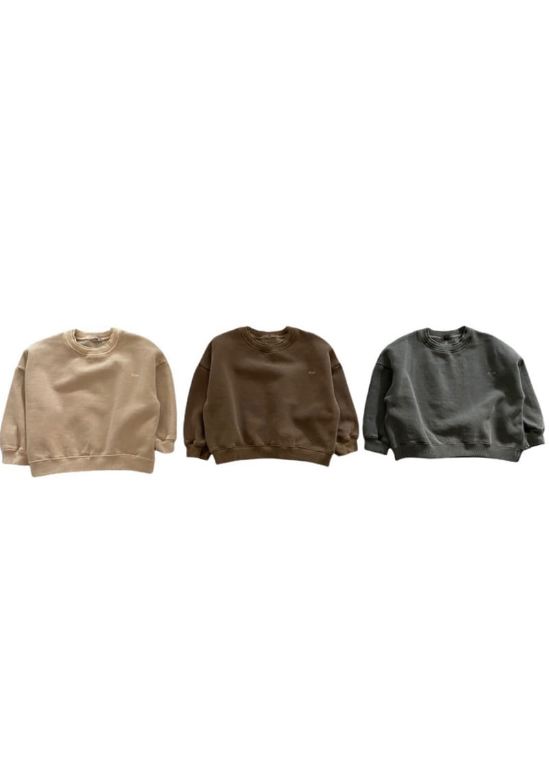 OUR - Korean Children Fashion - #Kfashion4kids - After Paint Double Neck Sweatshirt - 2