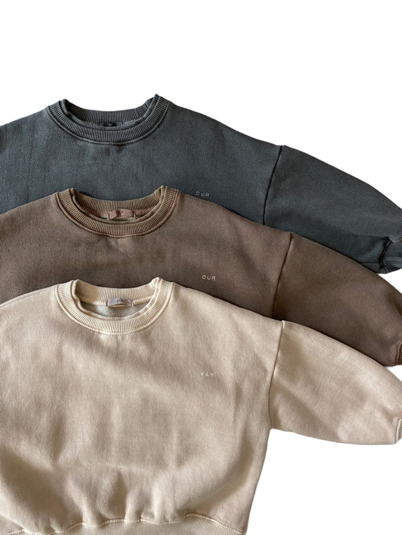 OUR - Korean Children Fashion - #Kfashion4kids - After Paint Double Neck Sweatshirt - 4