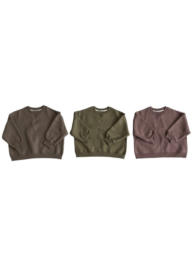 OUR - Korean Children Fashion - #Kfashion4kids - Neck Logo Sweatshirt