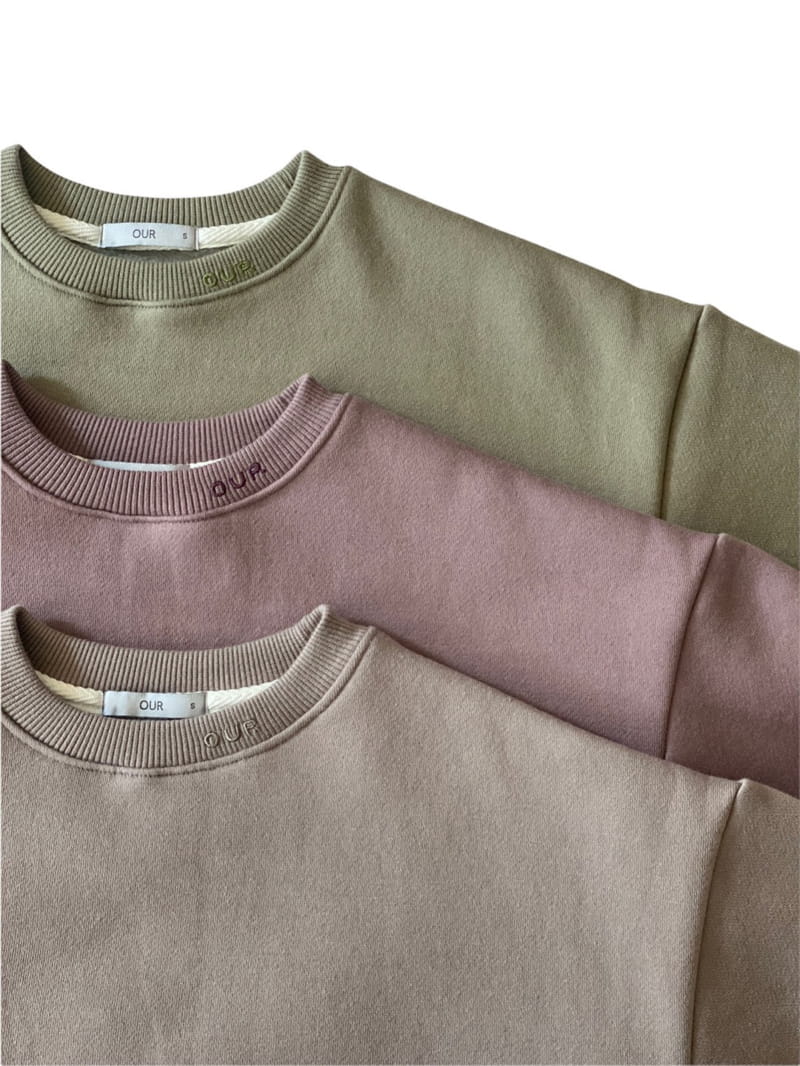OUR - Korean Children Fashion - #Kfashion4kids - Neck Logo Sweatshirt - 4