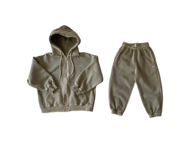 OUR - Korean Children Fashion - #Kfashion4kids - GA Ment Top Bottom Set - 3