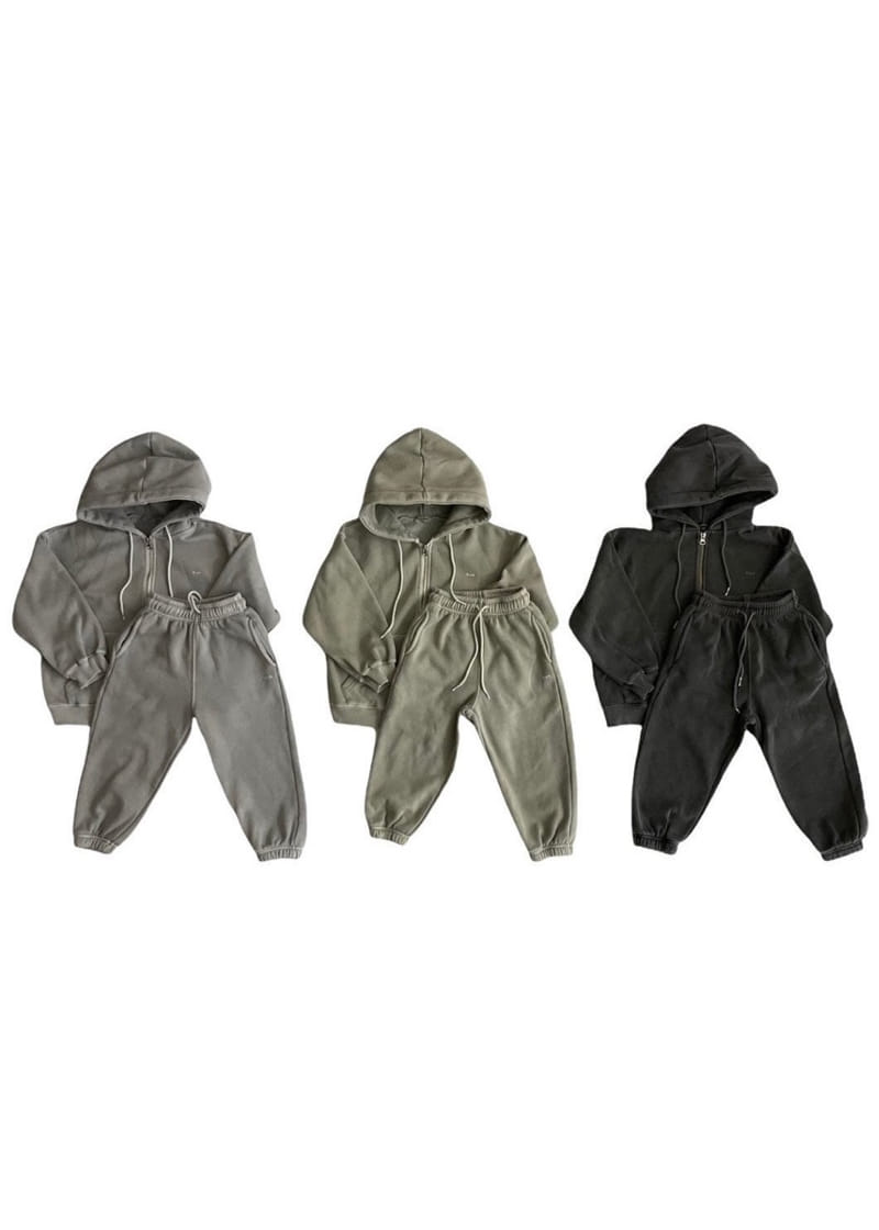 OUR - Korean Children Fashion - #Kfashion4kids - GA Ment Top Bottom Set - 8
