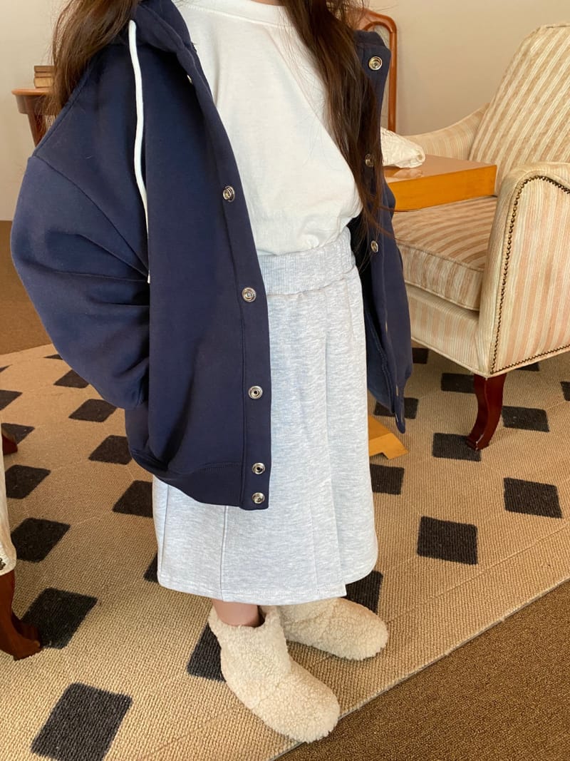OUR - Korean Children Fashion - #Kfashion4kids - Tery Slit Skirt - 4