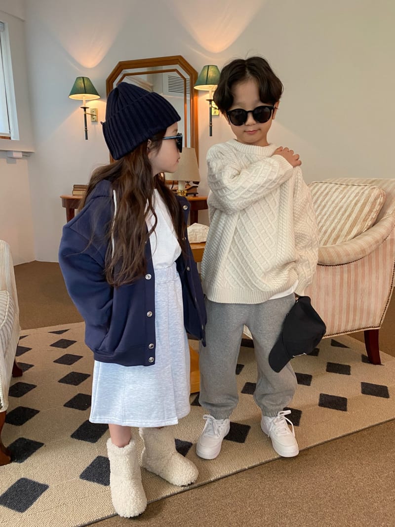 OUR - Korean Children Fashion - #Kfashion4kids - Tery Slit Skirt - 7