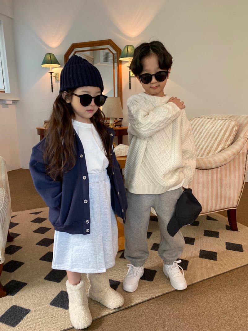 OUR - Korean Children Fashion - #Kfashion4kids - Tery Slit Skirt - 8