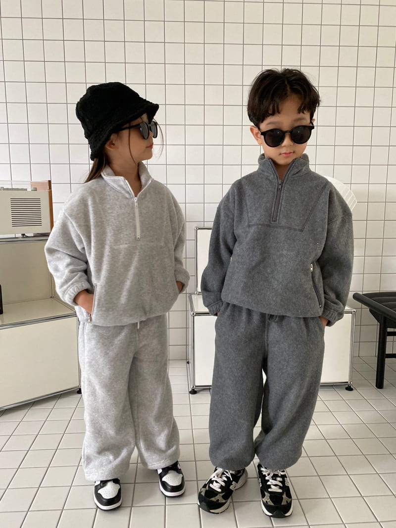 OUR - Korean Children Fashion - #Kfashion4kids - Melow Top Bottom Set - 3
