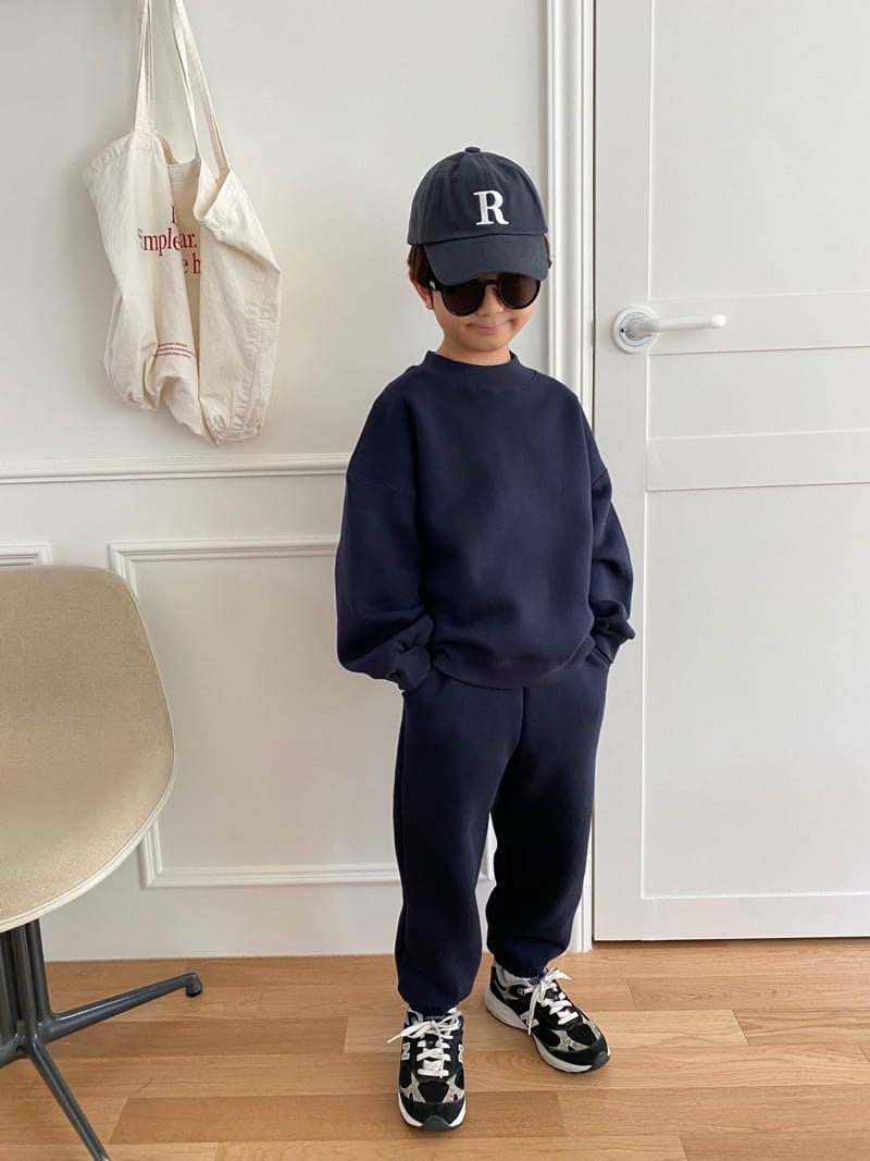 OUR - Korean Children Fashion - #Kfashion4kids - Beginning Half Turtleneck Top Bottom Set