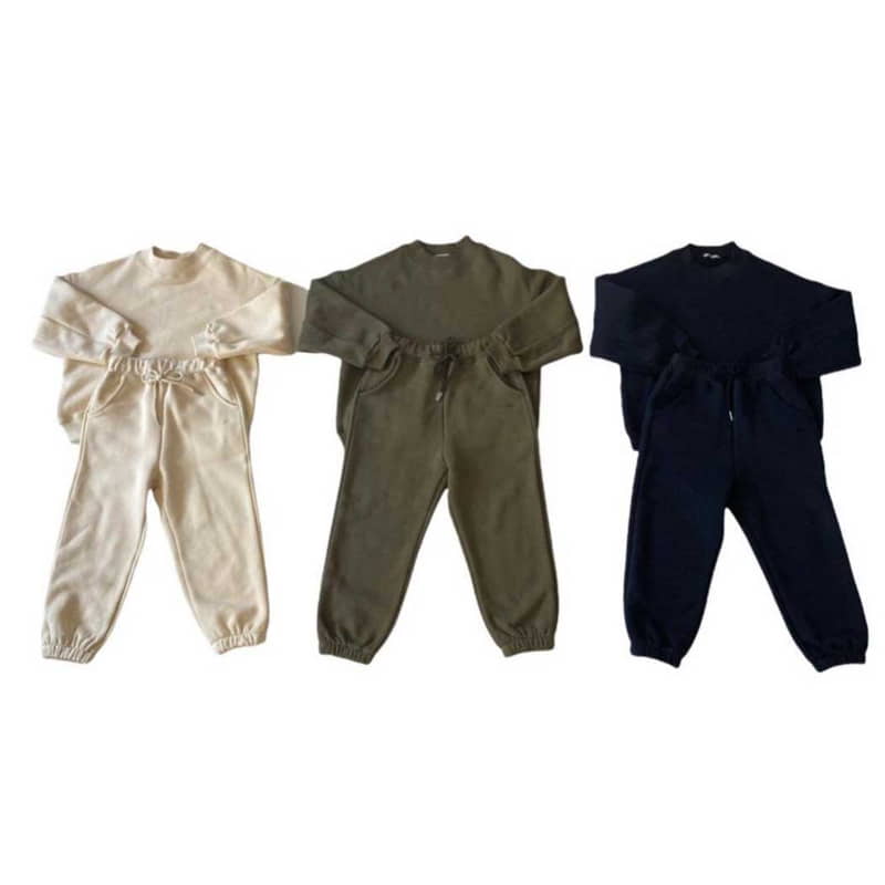 OUR - Korean Children Fashion - #Kfashion4kids - Beginning Half Turtleneck Top Bottom Set - 10