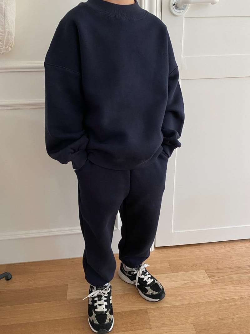 OUR - Korean Children Fashion - #Kfashion4kids - Beginning Half Turtleneck Top Bottom Set - 2