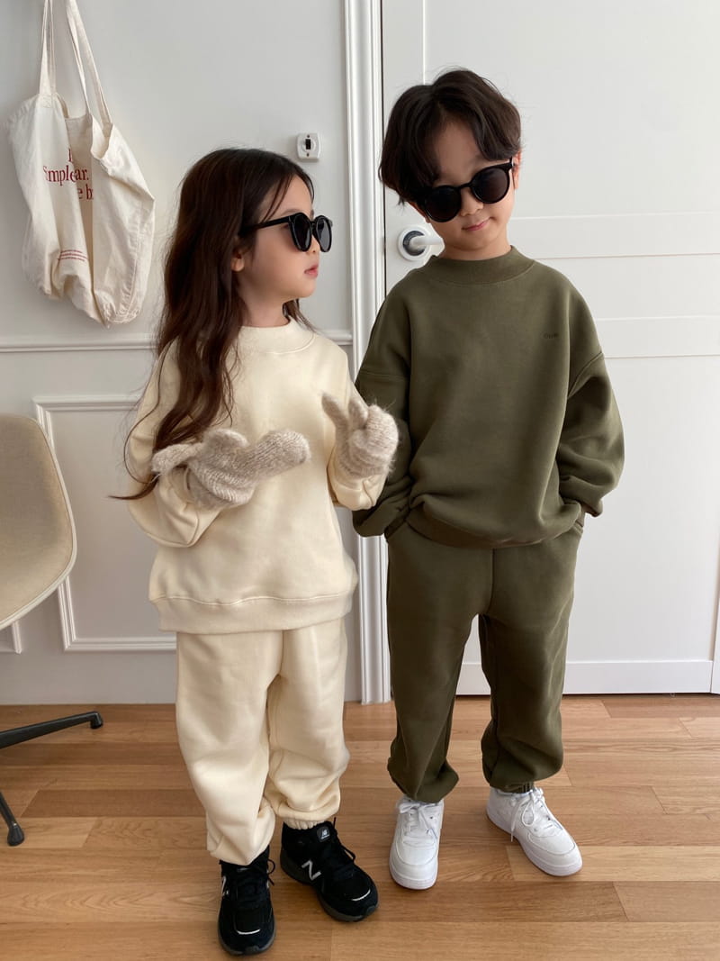 OUR - Korean Children Fashion - #Kfashion4kids - Beginning Half Turtleneck Top Bottom Set - 4