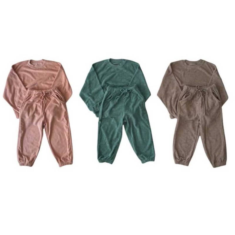 OUR - Korean Children Fashion - #Kfashion4kids - Tery Top Bottom Set - 10