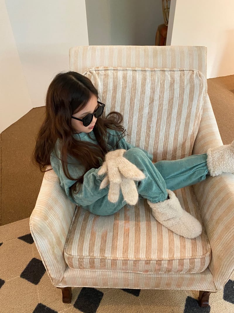 OUR - Korean Children Fashion - #Kfashion4kids - Tery Top Bottom Set - 6