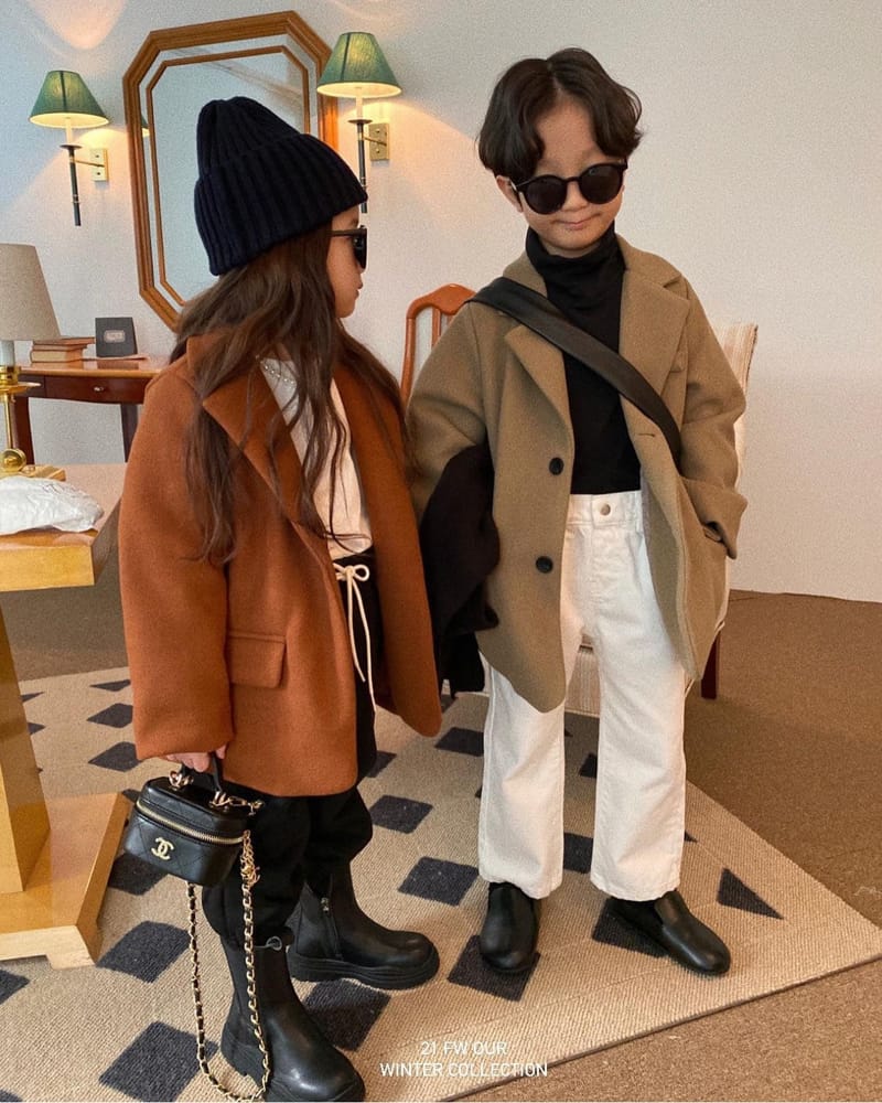 OUR - Korean Children Fashion - #Kfashion4kids - Luvre Coat - 11