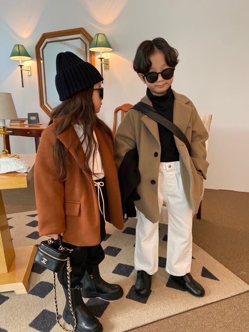 OUR - Korean Children Fashion - #Kfashion4kids - Luvre Coat - 3