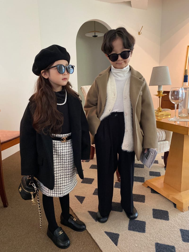 OUR - Korean Children Fashion - #Kfashion4kids - Luvre Coat - 6