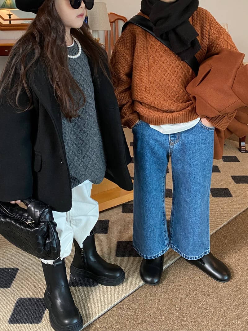 OUR - Korean Children Fashion - #Kfashion4kids - Teist Knit Top - 3