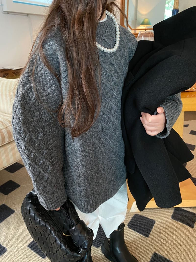 OUR - Korean Children Fashion - #Kfashion4kids - Teist Knit Top - 4